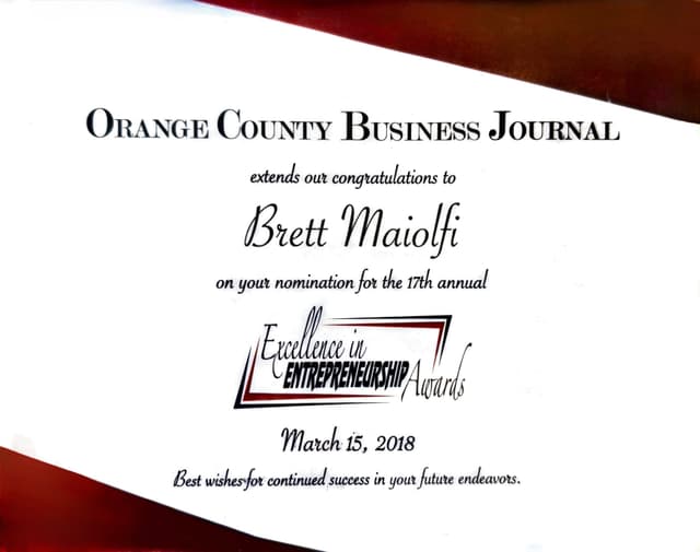 Excellence in Entrepreneurship